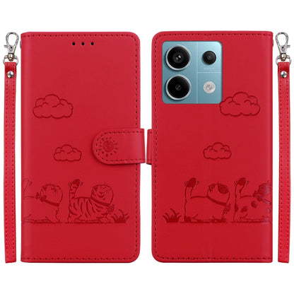 Cute Cats RFID Leather Phone Case, For Xiaomi Poco X6 5G Global, For Xiaomi 13T / 13T Pro, For Xiaomi Poco M6 Pro 5G, For Xiaomi Poco C50, For Xiaomi Poco X5 Pro, For Xiaomi Poco X5, For Xiaomi 13 Lite / Civi 2, For Xiaomi Poco X4 Pro 5G               ...