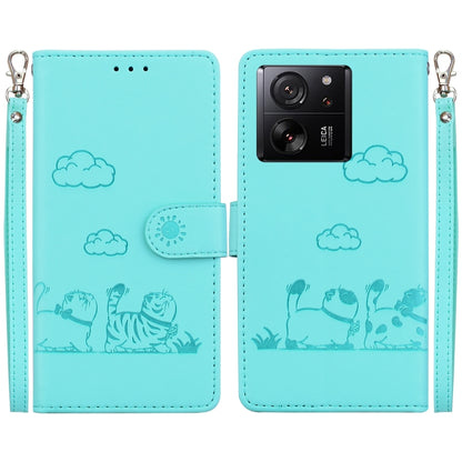 Cute Cats RFID Leather Phone Case, For Xiaomi Poco X6 5G Global, For Xiaomi 13T / 13T Pro, For Xiaomi Poco M6 Pro 5G, For Xiaomi Poco C50, For Xiaomi Poco X5 Pro, For Xiaomi Poco X5, For Xiaomi 13 Lite / Civi 2, For Xiaomi Poco X4 Pro 5G               ...