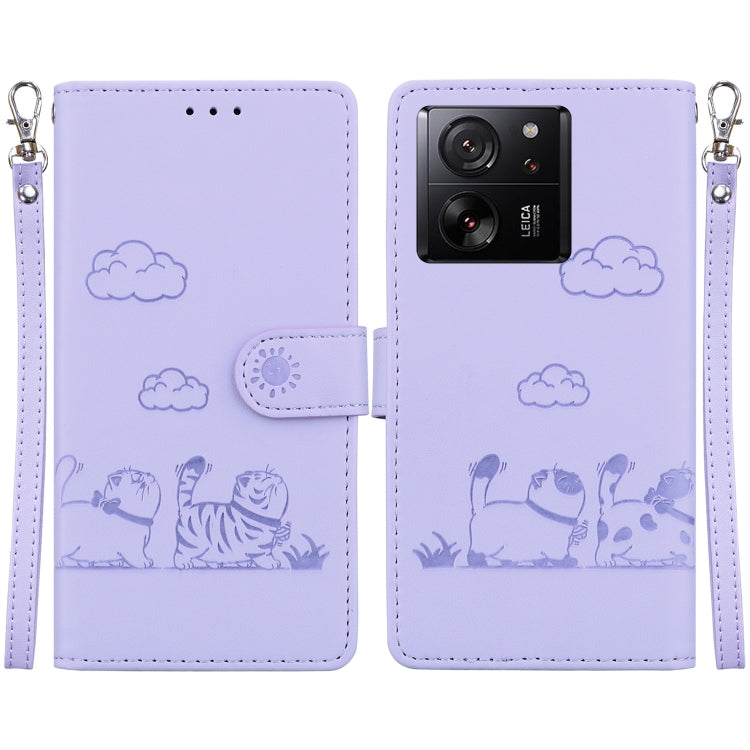 Cute Cats RFID Leather Phone Case, For Xiaomi Poco X6 5G Global, For Xiaomi 13T / 13T Pro, For Xiaomi Poco M6 Pro 5G, For Xiaomi Poco C50, For Xiaomi Poco X5 Pro, For Xiaomi Poco X5, For Xiaomi 13 Lite / Civi 2, For Xiaomi Poco X4 Pro 5G               ...