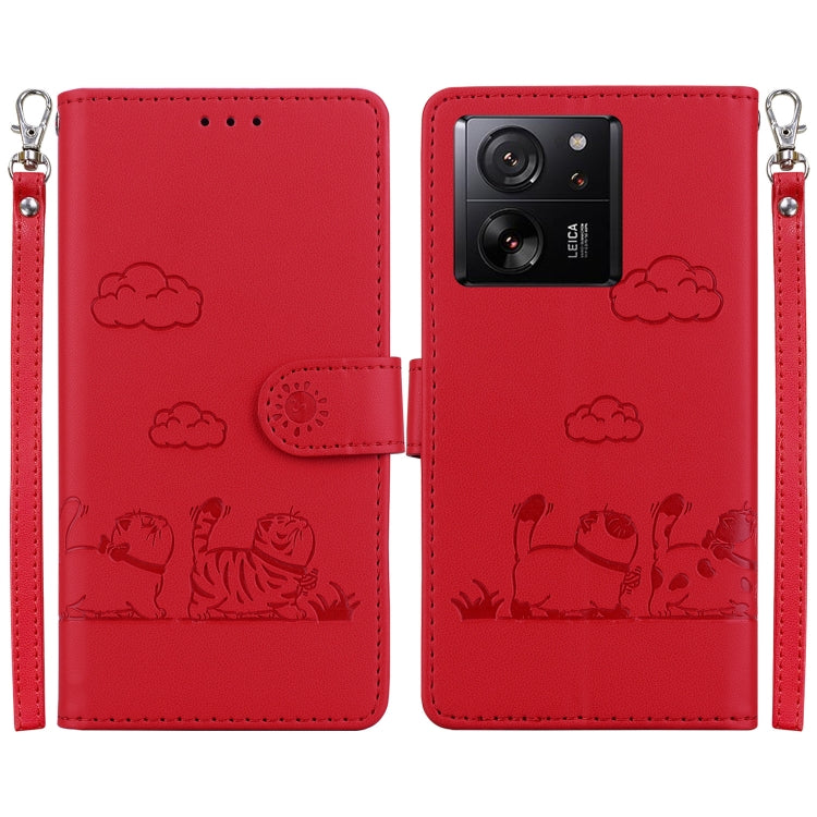 Cute Cats RFID Leather Phone Case, For Xiaomi Poco X6 5G Global, For Xiaomi 13T / 13T Pro, For Xiaomi Poco M6 Pro 5G, For Xiaomi Poco C50, For Xiaomi Poco X5 Pro, For Xiaomi Poco X5, For Xiaomi 13 Lite / Civi 2, For Xiaomi Poco X4 Pro 5G               ...