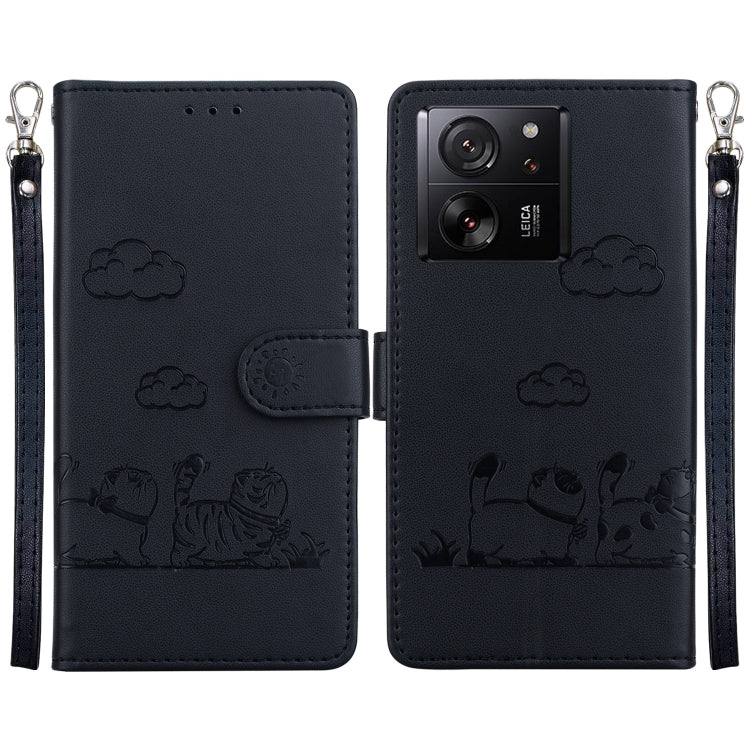 Cute Cats RFID Leather Phone Case, For Xiaomi Poco X6 5G Global, For Xiaomi 13T / 13T Pro, For Xiaomi Poco M6 Pro 5G, For Xiaomi Poco C50, For Xiaomi Poco X5 Pro, For Xiaomi Poco X5, For Xiaomi 13 Lite / Civi 2, For Xiaomi Poco X4 Pro 5G               ...