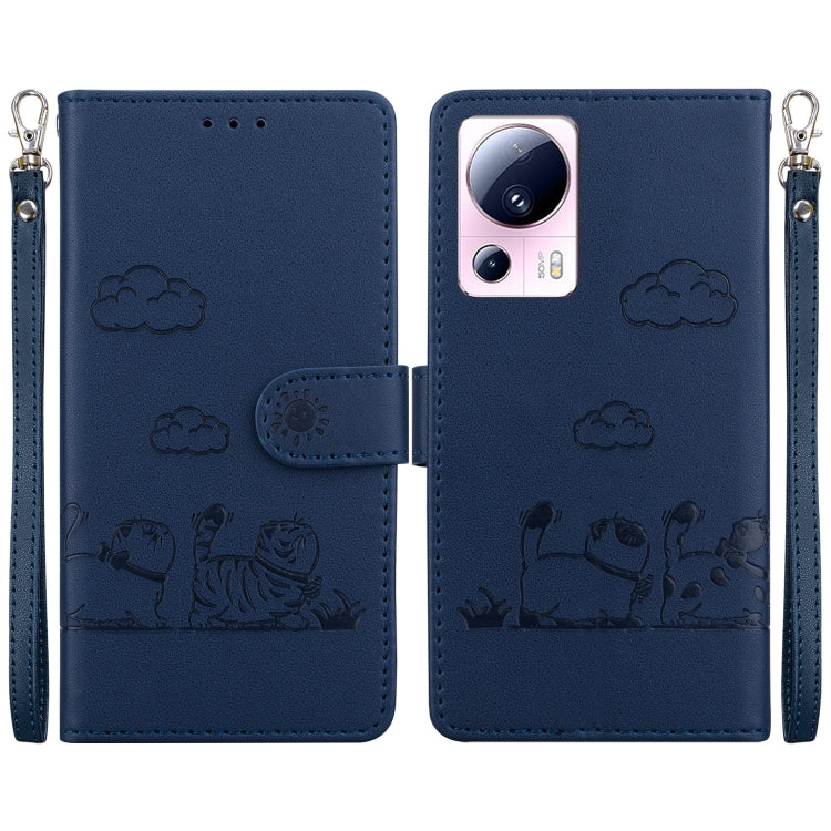Cute Cats RFID Leather Phone Case, For Xiaomi Poco X6 5G Global, For Xiaomi 13T / 13T Pro, For Xiaomi Poco M6 Pro 5G, For Xiaomi Poco C50, For Xiaomi Poco X5 Pro, For Xiaomi Poco X5, For Xiaomi 13 Lite / Civi 2, For Xiaomi Poco X4 Pro 5G               ...