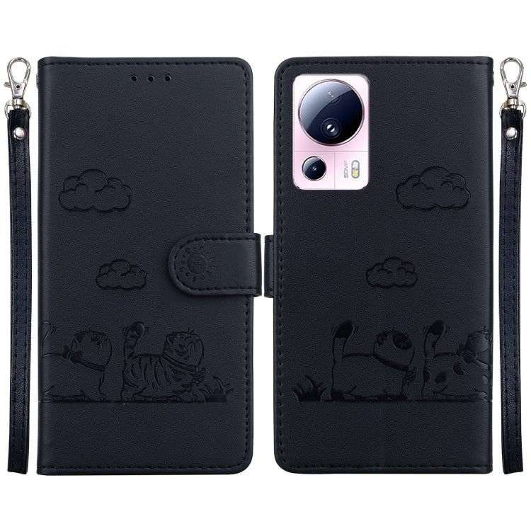 Cute Cats RFID Leather Phone Case, For Xiaomi Poco X6 5G Global, For Xiaomi 13T / 13T Pro, For Xiaomi Poco M6 Pro 5G, For Xiaomi Poco C50, For Xiaomi Poco X5 Pro, For Xiaomi Poco X5, For Xiaomi 13 Lite / Civi 2, For Xiaomi Poco X4 Pro 5G               ...