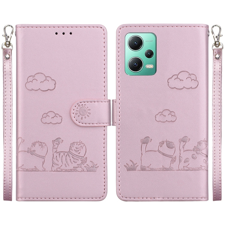 Cute Cats RFID Leather Phone Case, For Xiaomi Poco X6 5G Global, For Xiaomi 13T / 13T Pro, For Xiaomi Poco M6 Pro 5G, For Xiaomi Poco C50, For Xiaomi Poco X5 Pro, For Xiaomi Poco X5, For Xiaomi 13 Lite / Civi 2, For Xiaomi Poco X4 Pro 5G               ...