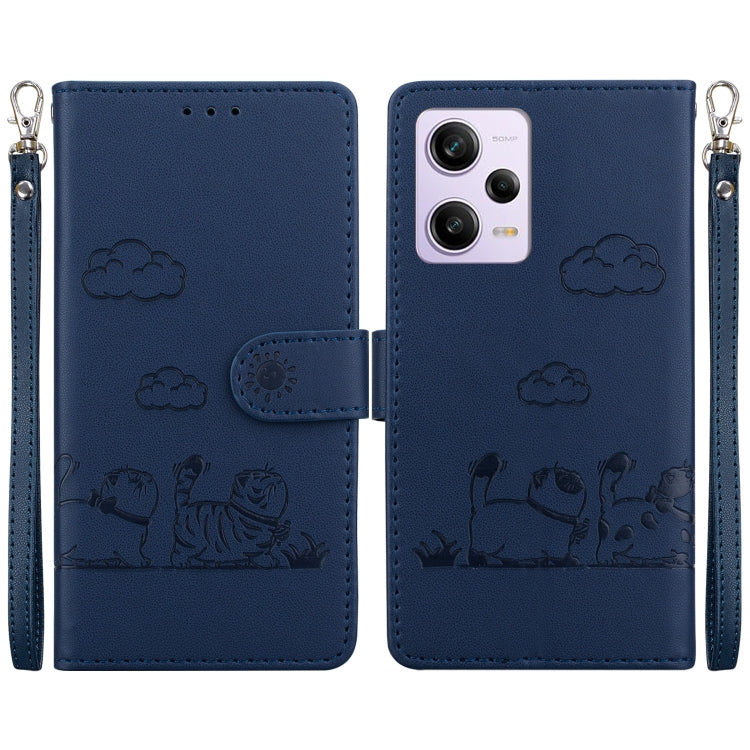 Cute Cats RFID Leather Phone Case, For Xiaomi Poco X6 5G Global, For Xiaomi 13T / 13T Pro, For Xiaomi Poco M6 Pro 5G, For Xiaomi Poco C50, For Xiaomi Poco X5 Pro, For Xiaomi Poco X5, For Xiaomi 13 Lite / Civi 2, For Xiaomi Poco X4 Pro 5G               ...