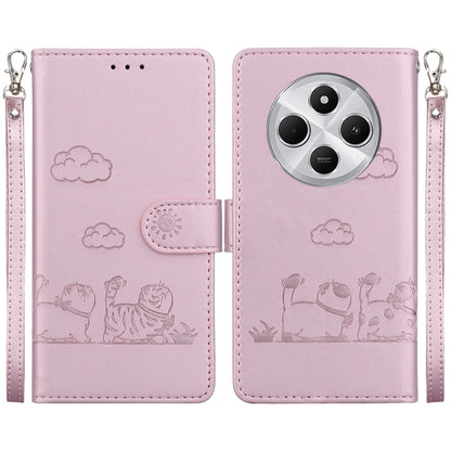 Cute Cats RFID Leather Phone Case, For Redmi K80 / K80 Pro / Xiaomi Poco F7 Pro, For Redmi Note 14 4G 164.84mm, For Redmi Turbo 4 / Xiaomi Poco X7 Pro, For Redmi Note 14 4G 163.25mm, For Redmi Note 14 5G, For Redmi Note 14 Pro / Note 14 Pro+ 5G        ...