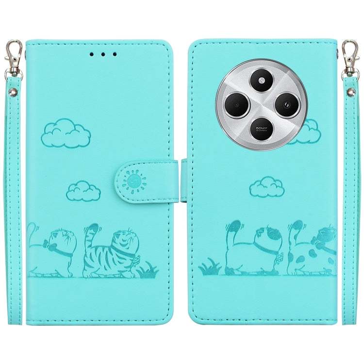 Cute Cats RFID Leather Phone Case, For Redmi K80 / K80 Pro / Xiaomi Poco F7 Pro, For Redmi Note 14 4G 164.84mm, For Redmi Turbo 4 / Xiaomi Poco X7 Pro, For Redmi Note 14 4G 163.25mm, For Redmi Note 14 5G, For Redmi Note 14 Pro / Note 14 Pro+ 5G        ...