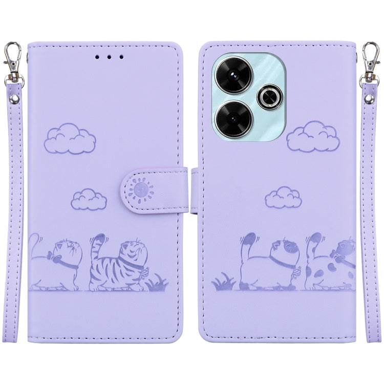 Cute Cats RFID Leather Phone Case, For Redmi K80 / K80 Pro / Xiaomi Poco F7 Pro, For Redmi Note 14 4G 164.84mm, For Redmi Turbo 4 / Xiaomi Poco X7 Pro, For Redmi Note 14 4G 163.25mm, For Redmi Note 14 5G, For Redmi Note 14 Pro / Note 14 Pro+ 5G        ...