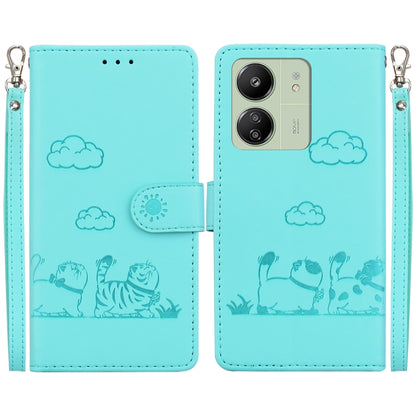 Cute Cats RFID Leather Phone Case, For Redmi K80 / K80 Pro / Xiaomi Poco F7 Pro, For Redmi Note 14 4G 164.84mm, For Redmi Turbo 4 / Xiaomi Poco X7 Pro, For Redmi Note 14 4G 163.25mm, For Redmi Note 14 5G, For Redmi Note 14 Pro / Note 14 Pro+ 5G        ...