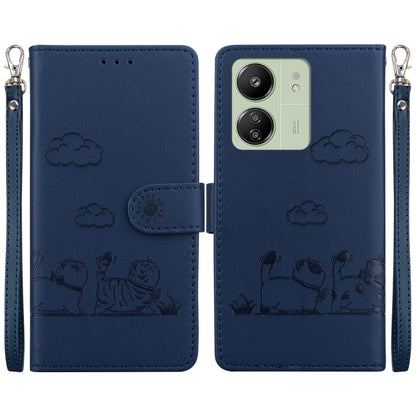 Cute Cats RFID Leather Phone Case, For Redmi K80 / K80 Pro / Xiaomi Poco F7 Pro, For Redmi Note 14 4G 164.84mm, For Redmi Turbo 4 / Xiaomi Poco X7 Pro, For Redmi Note 14 4G 163.25mm, For Redmi Note 14 5G, For Redmi Note 14 Pro / Note 14 Pro+ 5G        ...