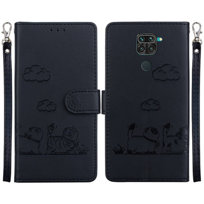 Cute Cats RFID Leather Phone Case, For Redmi 9A / 9i Sport, For Redmi 9 / 9 Prime, For Redmi Note 9 / 10X 4G
