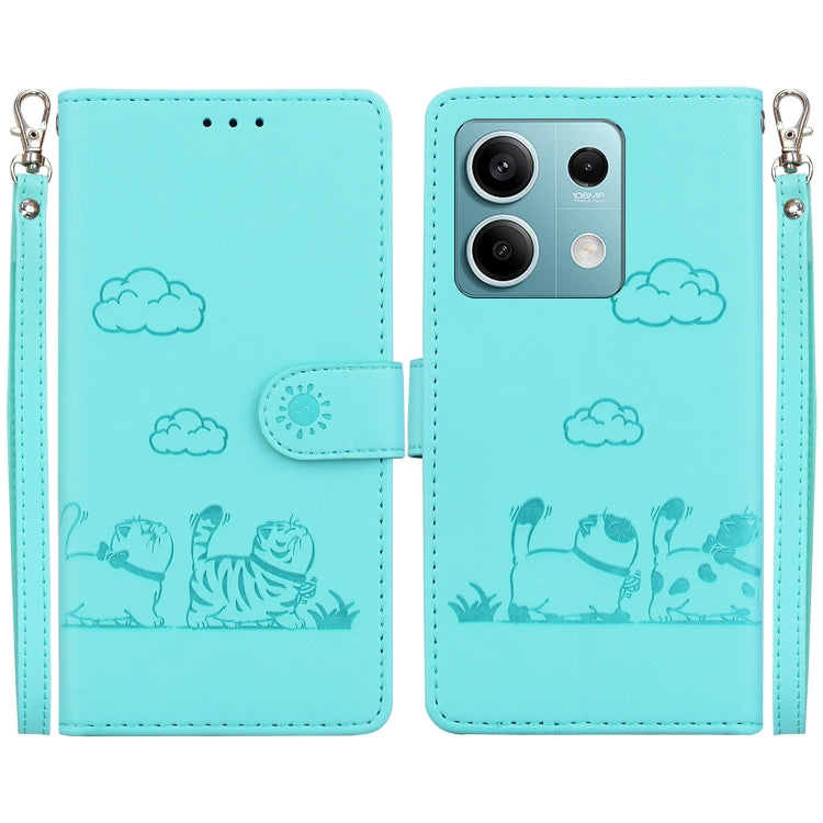 Cute Cats RFID Leather Phone Case, For Redmi K80 / K80 Pro / Xiaomi Poco F7 Pro, For Redmi Note 14 4G 164.84mm, For Redmi Turbo 4 / Xiaomi Poco X7 Pro, For Redmi Note 14 4G 163.25mm, For Redmi Note 14 5G, For Redmi Note 14 Pro / Note 14 Pro+ 5G        ...