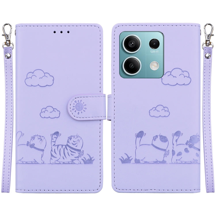 Cute Cats RFID Leather Phone Case, For Redmi K80 / K80 Pro / Xiaomi Poco F7 Pro, For Redmi Note 14 4G 164.84mm, For Redmi Turbo 4 / Xiaomi Poco X7 Pro, For Redmi Note 14 4G 163.25mm, For Redmi Note 14 5G, For Redmi Note 14 Pro / Note 14 Pro+ 5G        ...