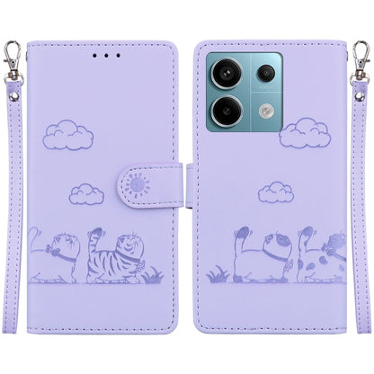Cute Cats RFID Leather Phone Case, For Redmi K80 / K80 Pro / Xiaomi Poco F7 Pro, For Redmi Note 14 4G 164.84mm, For Redmi Turbo 4 / Xiaomi Poco X7 Pro, For Redmi Note 14 4G 163.25mm, For Redmi Note 14 5G, For Redmi Note 14 Pro / Note 14 Pro+ 5G        ...