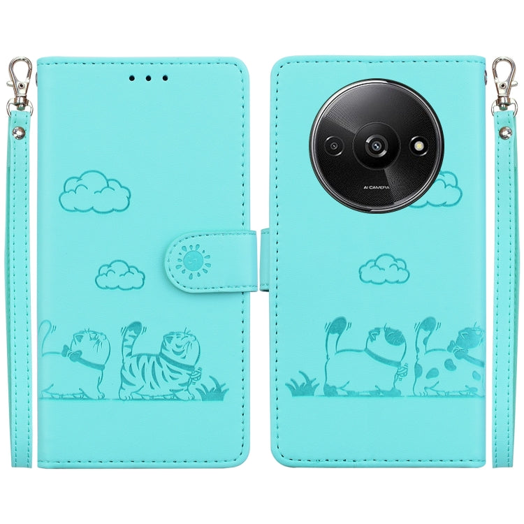 Cute Cats RFID Leather Phone Case, For Redmi K80 / K80 Pro / Xiaomi Poco F7 Pro, For Redmi Note 14 4G 164.84mm, For Redmi Turbo 4 / Xiaomi Poco X7 Pro, For Redmi Note 14 4G 163.25mm, For Redmi Note 14 5G, For Redmi Note 14 Pro / Note 14 Pro+ 5G        ...