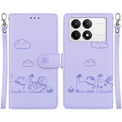 Cute Cats RFID Leather Phone Case, For Redmi K80 / K80 Pro / Xiaomi Poco F7 Pro, For Redmi Note 14 4G 164.84mm, For Redmi Turbo 4 / Xiaomi Poco X7 Pro, For Redmi Note 14 4G 163.25mm, For Redmi Note 14 5G, For Redmi Note 14 Pro / Note 14 Pro+ 5G        ...