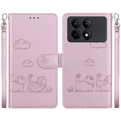 Cute Cats RFID Leather Phone Case, For Redmi K80 / K80 Pro / Xiaomi Poco F7 Pro, For Redmi Note 14 4G 164.84mm, For Redmi Turbo 4 / Xiaomi Poco X7 Pro, For Redmi Note 14 4G 163.25mm, For Redmi Note 14 5G, For Redmi Note 14 Pro / Note 14 Pro+ 5G        ...