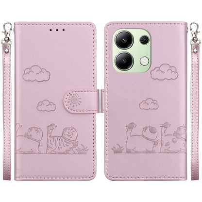 Cute Cats RFID Leather Phone Case, For Redmi K80 / K80 Pro / Xiaomi Poco F7 Pro, For Redmi Note 14 4G 164.84mm, For Redmi Turbo 4 / Xiaomi Poco X7 Pro, For Redmi Note 14 4G 163.25mm, For Redmi Note 14 5G, For Redmi Note 14 Pro / Note 14 Pro+ 5G        ...