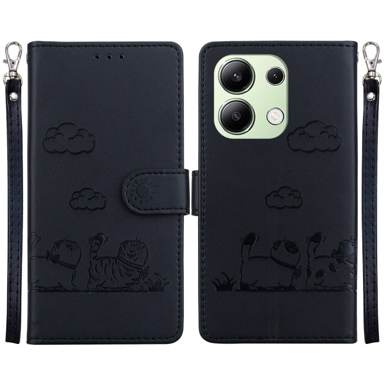 Cute Cats RFID Leather Phone Case, For Redmi K80 / K80 Pro / Xiaomi Poco F7 Pro, For Redmi Note 14 4G 164.84mm, For Redmi Turbo 4 / Xiaomi Poco X7 Pro, For Redmi Note 14 4G 163.25mm, For Redmi Note 14 5G, For Redmi Note 14 Pro / Note 14 Pro+ 5G        ...