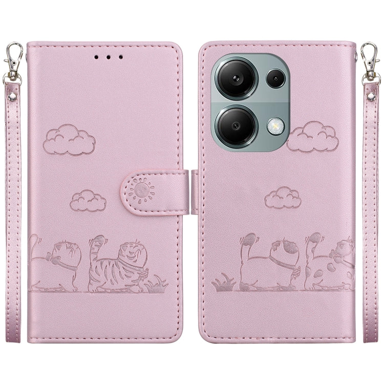 Cute Cats RFID Leather Phone Case, For Redmi K80 / K80 Pro / Xiaomi Poco F7 Pro, For Redmi Note 14 4G 164.84mm, For Redmi Turbo 4 / Xiaomi Poco X7 Pro, For Redmi Note 14 4G 163.25mm, For Redmi Note 14 5G, For Redmi Note 14 Pro / Note 14 Pro+ 5G        ...
