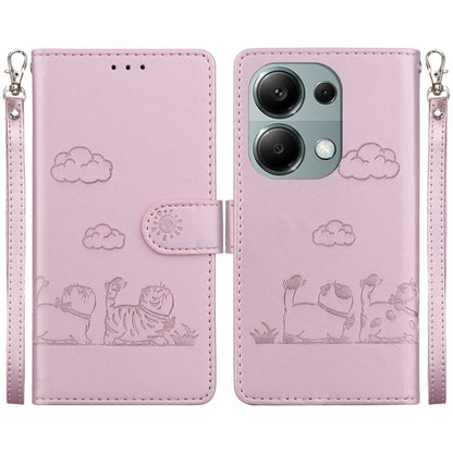 Cute Cats RFID Leather Phone Case, For Redmi K80 / K80 Pro / Xiaomi Poco F7 Pro, For Redmi Note 14 4G 164.84mm, For Redmi Turbo 4 / Xiaomi Poco X7 Pro, For Redmi Note 14 4G 163.25mm, For Redmi Note 14 5G, For Redmi Note 14 Pro / Note 14 Pro+ 5G        ...