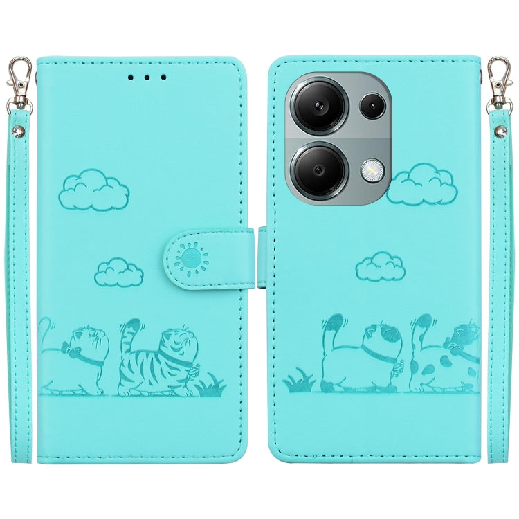 Cute Cats RFID Leather Phone Case, For Redmi K80 / K80 Pro / Xiaomi Poco F7 Pro, For Redmi Note 14 4G 164.84mm, For Redmi Turbo 4 / Xiaomi Poco X7 Pro, For Redmi Note 14 4G 163.25mm, For Redmi Note 14 5G, For Redmi Note 14 Pro / Note 14 Pro+ 5G        ...