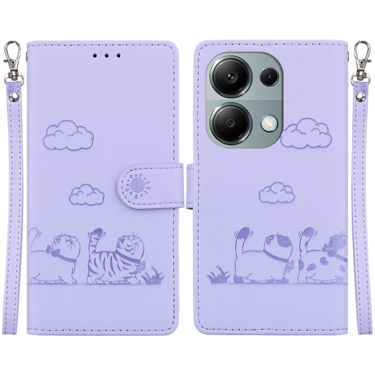 Cute Cats RFID Leather Phone Case, For Redmi K80 / K80 Pro / Xiaomi Poco F7 Pro, For Redmi Note 14 4G 164.84mm, For Redmi Turbo 4 / Xiaomi Poco X7 Pro, For Redmi Note 14 4G 163.25mm, For Redmi Note 14 5G, For Redmi Note 14 Pro / Note 14 Pro+ 5G        ...
