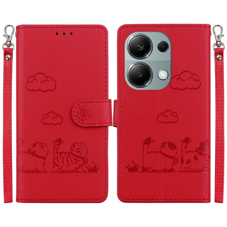 Cute Cats RFID Leather Phone Case, For Redmi K80 / K80 Pro / Xiaomi Poco F7 Pro, For Redmi Note 14 4G 164.84mm, For Redmi Turbo 4 / Xiaomi Poco X7 Pro, For Redmi Note 14 4G 163.25mm, For Redmi Note 14 5G, For Redmi Note 14 Pro / Note 14 Pro+ 5G        ...