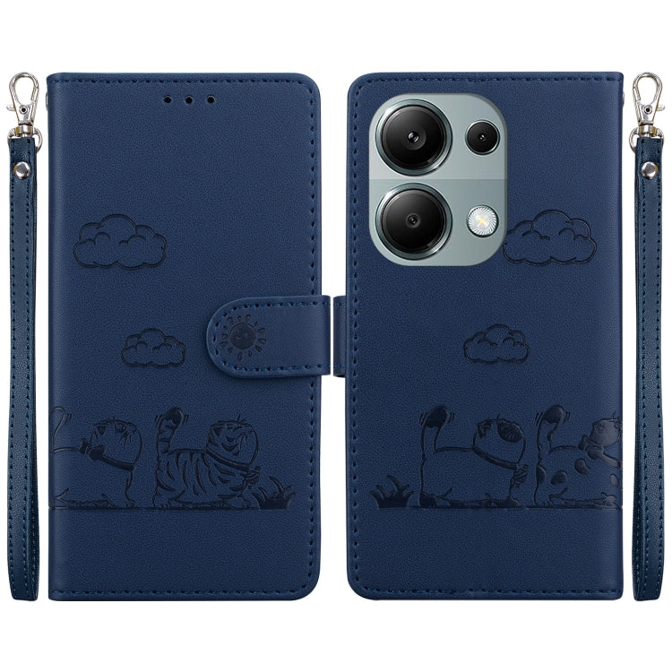 Cute Cats RFID Leather Phone Case, For Redmi K80 / K80 Pro / Xiaomi Poco F7 Pro, For Redmi Note 14 4G 164.84mm, For Redmi Turbo 4 / Xiaomi Poco X7 Pro, For Redmi Note 14 4G 163.25mm, For Redmi Note 14 5G, For Redmi Note 14 Pro / Note 14 Pro+ 5G        ...