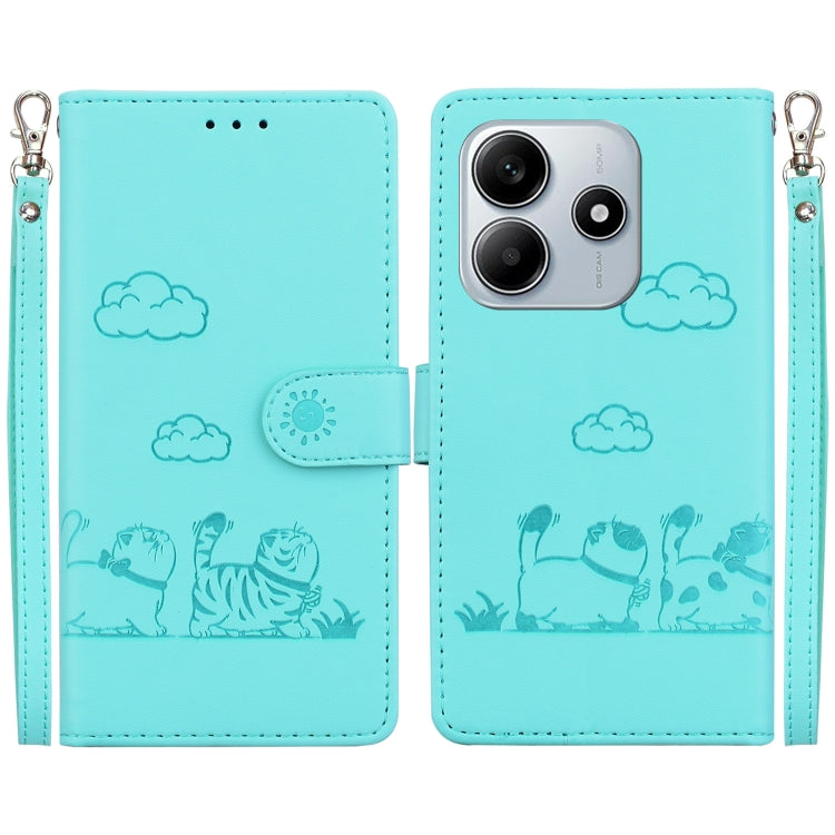 Cute Cats RFID Leather Phone Case, For Redmi K80 / K80 Pro / Xiaomi Poco F7 Pro, For Redmi Note 14 4G 164.84mm, For Redmi Turbo 4 / Xiaomi Poco X7 Pro, For Redmi Note 14 4G 163.25mm, For Redmi Note 14 5G, For Redmi Note 14 Pro / Note 14 Pro+ 5G        ...