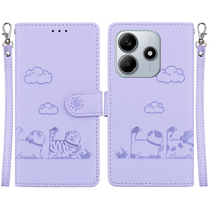 Cute Cats RFID Leather Phone Case, For Redmi K80 / K80 Pro / Xiaomi Poco F7 Pro, For Redmi Note 14 4G 164.84mm, For Redmi Turbo 4 / Xiaomi Poco X7 Pro, For Redmi Note 14 4G 163.25mm, For Redmi Note 14 5G, For Redmi Note 14 Pro / Note 14 Pro+ 5G        ...