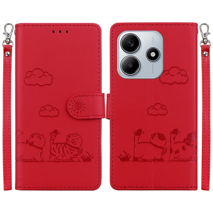 Cute Cats RFID Leather Phone Case, For Redmi K80 / K80 Pro / Xiaomi Poco F7 Pro, For Redmi Note 14 4G 164.84mm, For Redmi Turbo 4 / Xiaomi Poco X7 Pro, For Redmi Note 14 4G 163.25mm, For Redmi Note 14 5G, For Redmi Note 14 Pro / Note 14 Pro+ 5G        ...