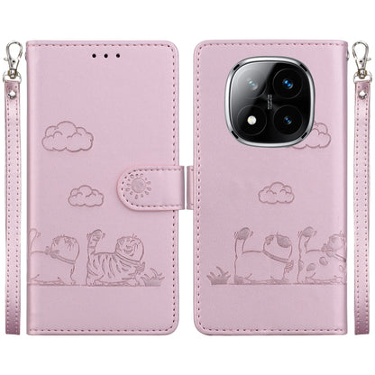 Cute Cats RFID Leather Phone Case, For Redmi K80 / K80 Pro / Xiaomi Poco F7 Pro, For Redmi Note 14 4G 164.84mm, For Redmi Turbo 4 / Xiaomi Poco X7 Pro, For Redmi Note 14 4G 163.25mm, For Redmi Note 14 5G, For Redmi Note 14 Pro / Note 14 Pro+ 5G        ...