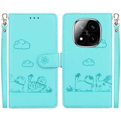 Cute Cats RFID Leather Phone Case, For Redmi K80 / K80 Pro / Xiaomi Poco F7 Pro, For Redmi Note 14 4G 164.84mm, For Redmi Turbo 4 / Xiaomi Poco X7 Pro, For Redmi Note 14 4G 163.25mm, For Redmi Note 14 5G, For Redmi Note 14 Pro / Note 14 Pro+ 5G        ...