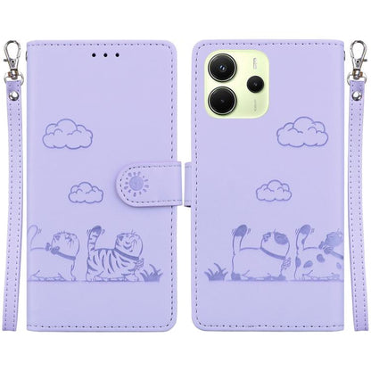 Cute Cats RFID Leather Phone Case, For Redmi K80 / K80 Pro / Xiaomi Poco F7 Pro, For Redmi Note 14 4G 164.84mm, For Redmi Turbo 4 / Xiaomi Poco X7 Pro, For Redmi Note 14 4G 163.25mm, For Redmi Note 14 5G, For Redmi Note 14 Pro / Note 14 Pro+ 5G        ...