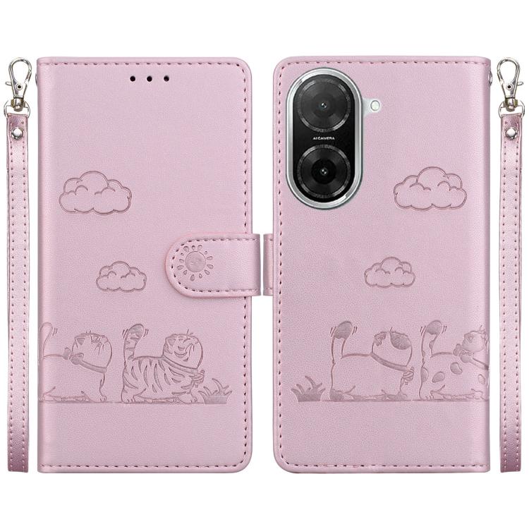 Cute Cats RFID Leather Phone Case, For Redmi A7 Pro 4G / 5G 171mm / Poco C85x 5G, For Redmi 15a 5G, For Redmi Turbo 5 Max 5G / Poco X8 Pro Max 5G, For Redmi Turbo 5 5G / Poco X8 Pro 5G, For Redmi Note 15 Pro+ 5G 163.3mm / Poco M8 Pro 5G                ...
