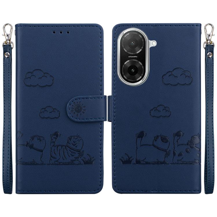 Cute Cats RFID Leather Phone Case, For Redmi A7 Pro 4G / 5G 171mm / Poco C85x 5G, For Redmi 15a 5G, For Redmi Turbo 5 Max 5G / Poco X8 Pro Max 5G, For Redmi Turbo 5 5G / Poco X8 Pro 5G, For Redmi Note 15 Pro+ 5G 163.3mm / Poco M8 Pro 5G                ...