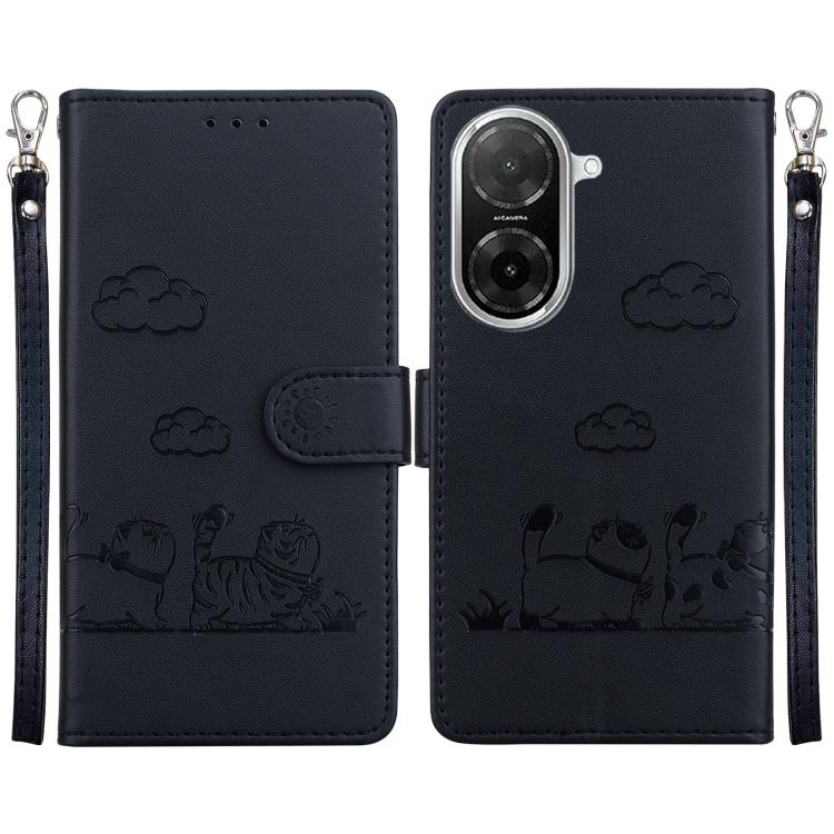 Cute Cats RFID Leather Phone Case, For Redmi A7 Pro 4G / 5G 171mm / Poco C85x 5G, For Redmi 15a 5G, For Redmi Turbo 5 Max 5G / Poco X8 Pro Max 5G, For Redmi Turbo 5 5G / Poco X8 Pro 5G, For Redmi Note 15 Pro+ 5G 163.3mm / Poco M8 Pro 5G                ...