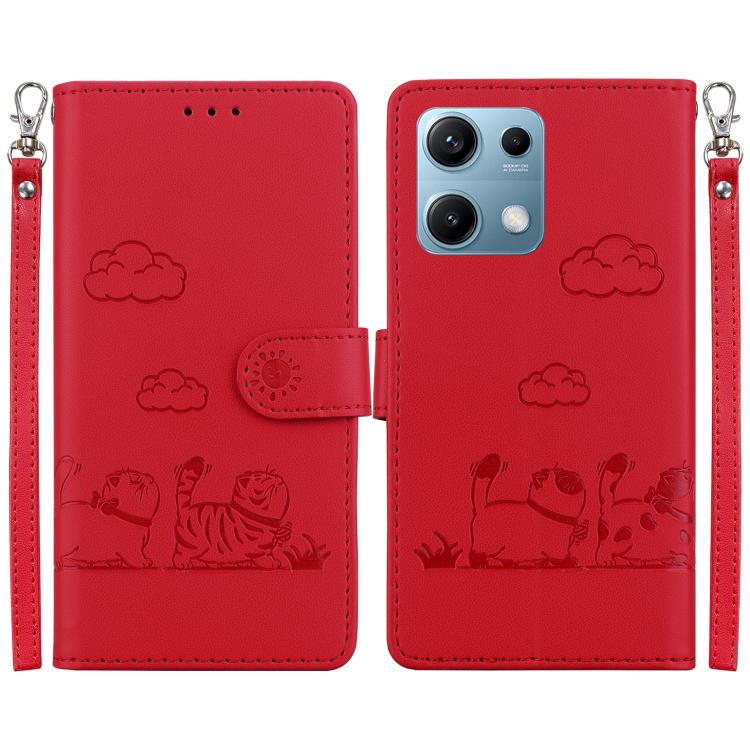 Cute Cats RFID Leather Phone Case, For Redmi A7 Pro 4G / 5G 171mm / Poco C85x 5G, For Redmi 15a 5G, For Redmi Turbo 5 Max 5G / Poco X8 Pro Max 5G, For Redmi Turbo 5 5G / Poco X8 Pro 5G, For Redmi Note 15 Pro+ 5G 163.3mm / Poco M8 Pro 5G                ...