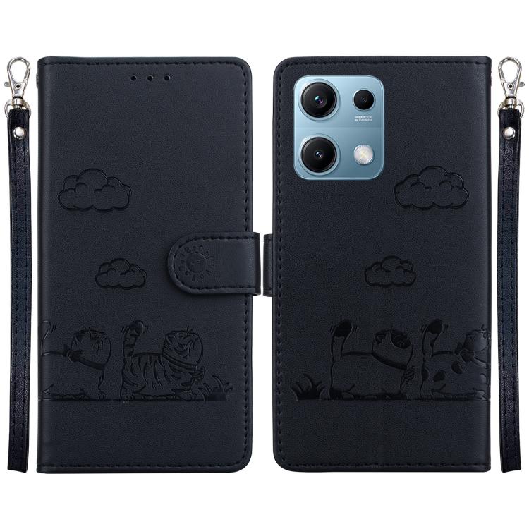 Cute Cats RFID Leather Phone Case, For Redmi A7 Pro 4G / 5G 171mm / Poco C85x 5G, For Redmi 15a 5G, For Redmi Turbo 5 Max 5G / Poco X8 Pro Max 5G, For Redmi Turbo 5 5G / Poco X8 Pro 5G, For Redmi Note 15 Pro+ 5G 163.3mm / Poco M8 Pro 5G                ...