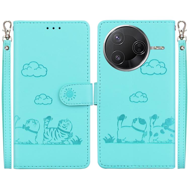 Cute Cats RFID Leather Phone Case, For Redmi K80 / K80 Pro / Xiaomi Poco F7 Pro, For Redmi Note 14 4G 164.84mm, For Redmi Turbo 4 / Xiaomi Poco X7 Pro, For Redmi Note 14 4G 163.25mm, For Redmi Note 14 5G, For Redmi Note 14 Pro / Note 14 Pro+ 5G        ...