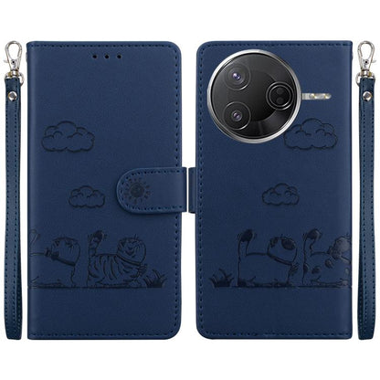 Cute Cats RFID Leather Phone Case, For Redmi K80 / K80 Pro / Xiaomi Poco F7 Pro, For Redmi Note 14 4G 164.84mm, For Redmi Turbo 4 / Xiaomi Poco X7 Pro, For Redmi Note 14 4G 163.25mm, For Redmi Note 14 5G, For Redmi Note 14 Pro / Note 14 Pro+ 5G        ...