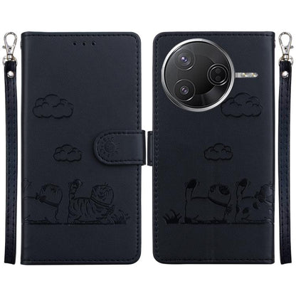 Cute Cats RFID Leather Phone Case, For Redmi K80 / K80 Pro / Xiaomi Poco F7 Pro, For Redmi Note 14 4G 164.84mm, For Redmi Turbo 4 / Xiaomi Poco X7 Pro, For Redmi Note 14 4G 163.25mm, For Redmi Note 14 5G, For Redmi Note 14 Pro / Note 14 Pro+ 5G        ...