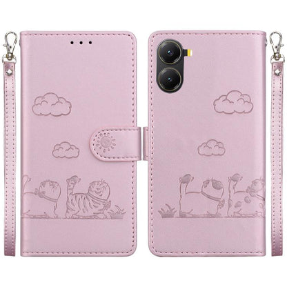 Cute Cats RFID Leather Phone Case, For Redmi K80 / K80 Pro / Xiaomi Poco F7 Pro, For Redmi Note 14 4G 164.84mm, For Redmi Turbo 4 / Xiaomi Poco X7 Pro, For Redmi Note 14 4G 163.25mm, For Redmi Note 14 5G, For Redmi Note 14 Pro / Note 14 Pro+ 5G        ...