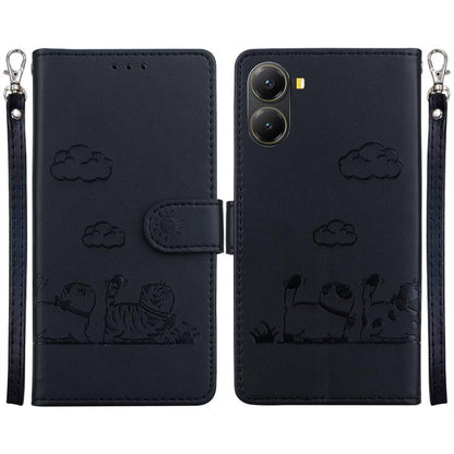 Cute Cats RFID Leather Phone Case, For Redmi K80 / K80 Pro / Xiaomi Poco F7 Pro, For Redmi Note 14 4G 164.84mm, For Redmi Turbo 4 / Xiaomi Poco X7 Pro, For Redmi Note 14 4G 163.25mm, For Redmi Note 14 5G, For Redmi Note 14 Pro / Note 14 Pro+ 5G        ...