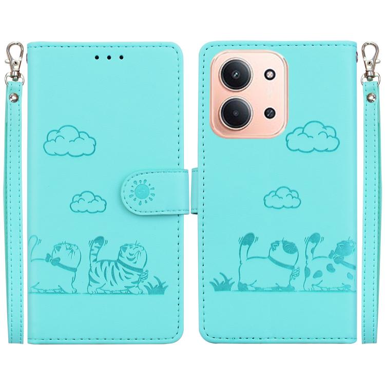 Cute Cats RFID Leather Phone Case, For Redmi A7 Pro 4G / 5G 171mm / Poco C85x 5G, For Redmi 15a 5G, For Redmi Turbo 5 Max 5G / Poco X8 Pro Max 5G, For Redmi Turbo 5 5G / Poco X8 Pro 5G, For Redmi Note 15 Pro+ 5G 163.3mm / Poco M8 Pro 5G                ...