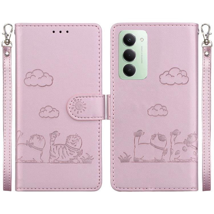 Cute Cats RFID Leather Phone Case, For Redmi A7 Pro 4G / 5G 171mm / Poco C85x 5G, For Redmi 15a 5G, For Redmi Turbo 5 Max 5G / Poco X8 Pro Max 5G, For Redmi Turbo 5 5G / Poco X8 Pro 5G, For Redmi Note 15 Pro+ 5G 163.3mm / Poco M8 Pro 5G                ...