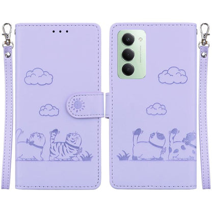 Cute Cats RFID Leather Phone Case, For Redmi A7 Pro 4G / 5G 171mm / Poco C85x 5G, For Redmi 15a 5G, For Redmi Turbo 5 Max 5G / Poco X8 Pro Max 5G, For Redmi Turbo 5 5G / Poco X8 Pro 5G, For Redmi Note 15 Pro+ 5G 163.3mm / Poco M8 Pro 5G                ...