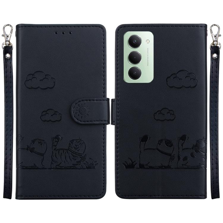 Cute Cats RFID Leather Phone Case, For Redmi A7 Pro 4G / 5G 171mm / Poco C85x 5G, For Redmi 15a 5G, For Redmi Turbo 5 Max 5G / Poco X8 Pro Max 5G, For Redmi Turbo 5 5G / Poco X8 Pro 5G, For Redmi Note 15 Pro+ 5G 163.3mm / Poco M8 Pro 5G                ...