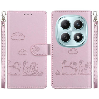 Cute Cats RFID Leather Phone Case, For Redmi A7 Pro 4G / 5G 171mm / Poco C85x 5G, For Redmi 15a 5G, For Redmi Turbo 5 Max 5G / Poco X8 Pro Max 5G, For Redmi Turbo 5 5G / Poco X8 Pro 5G, For Redmi Note 15 Pro+ 5G 163.3mm / Poco M8 Pro 5G                ...